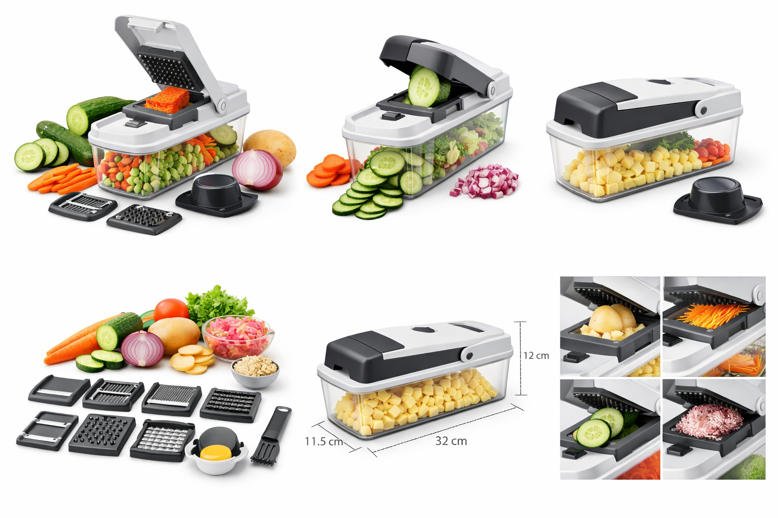 Cortador Multifuncional 12‑em‑1