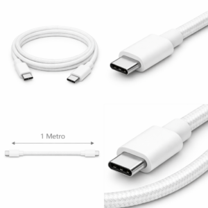 Cabo USB‑C para USB‑C 100W 1m