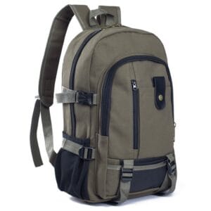Backpack Canvas Estudante Homem