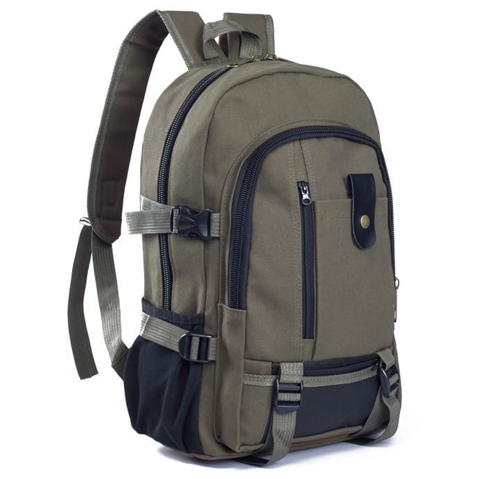 Backpack Canvas Estudante Homem